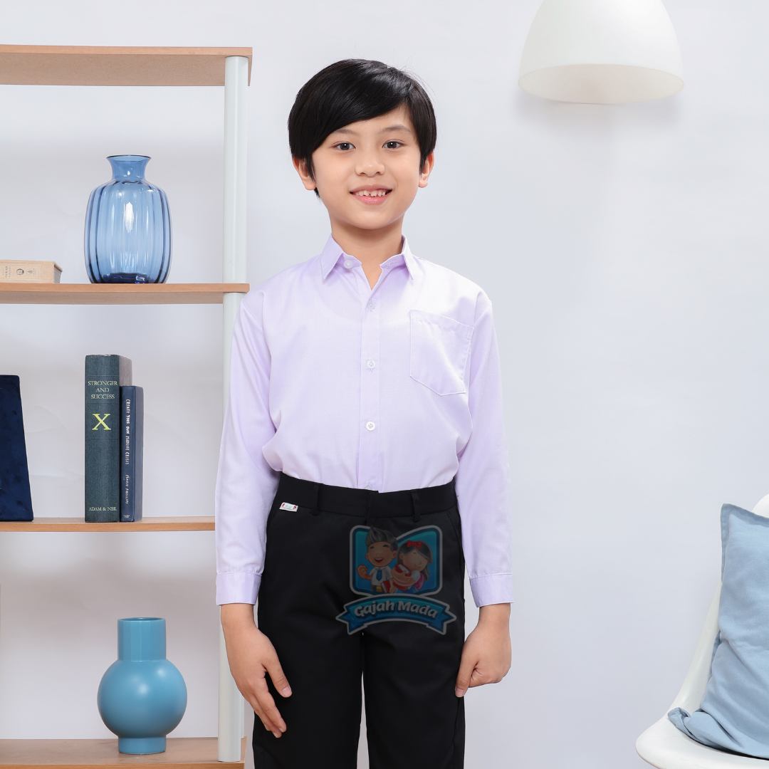 Baju Putih Polos SD SMP SMA Lengan Panjang
