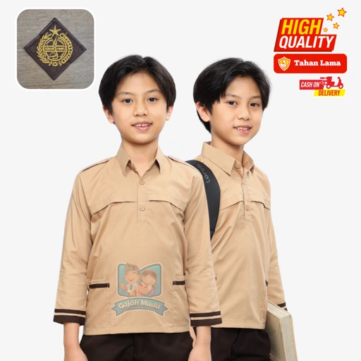 Baju Pramuka Siaga SD Lengan Panjang