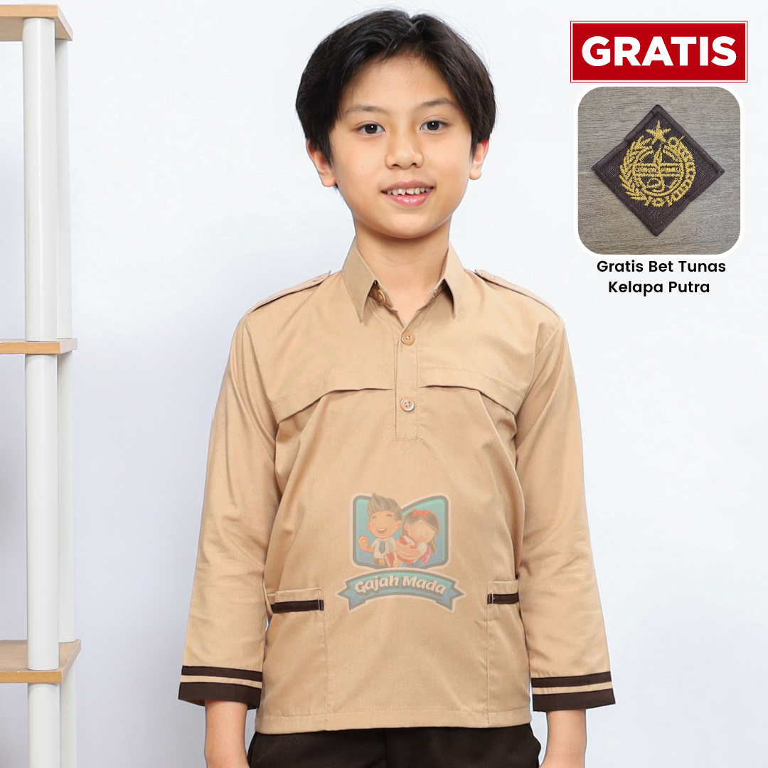 Baju Pramuka Siaga SD Lengan Panjang