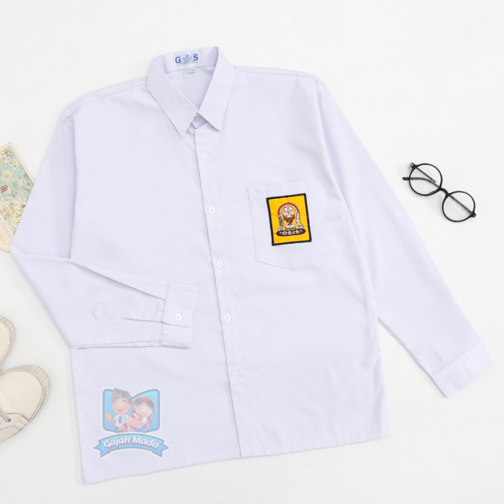 Baju Putih SMP Lengan Panjang