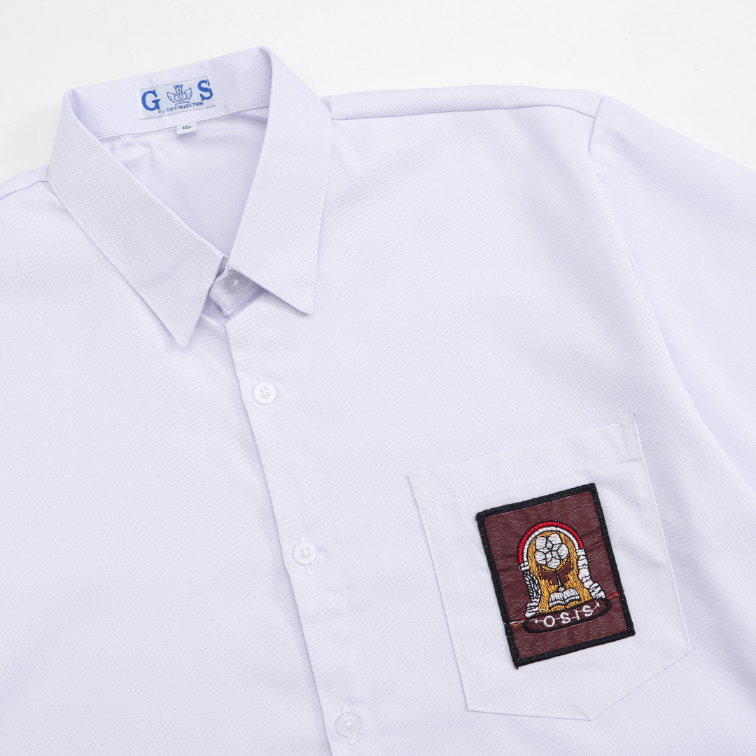 Baju Putih SMA Lengan Pendek Lengan Panjang