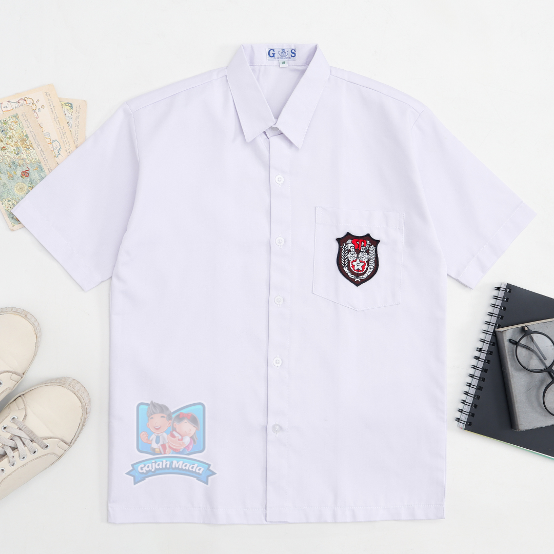Baju Putih SD Lengan Pendek