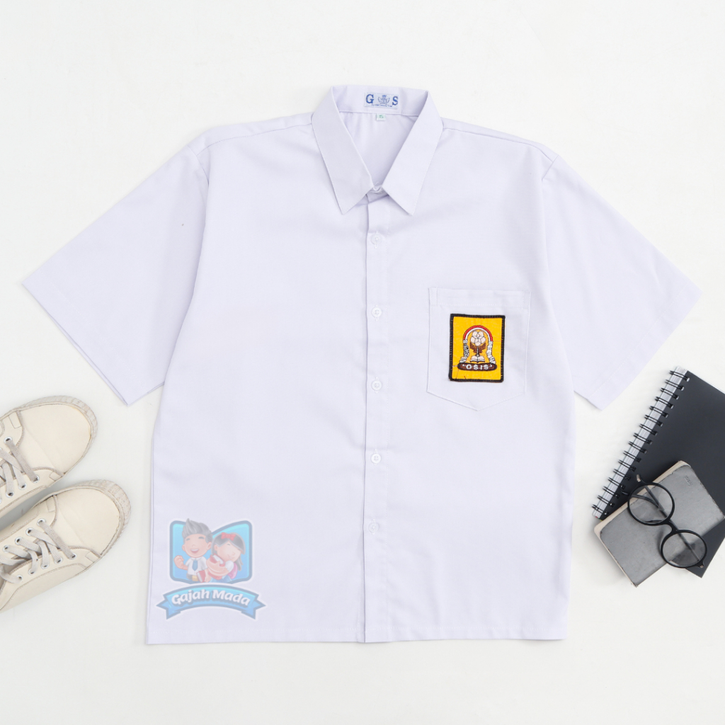 Baju Putih SMP Lengan Pendek