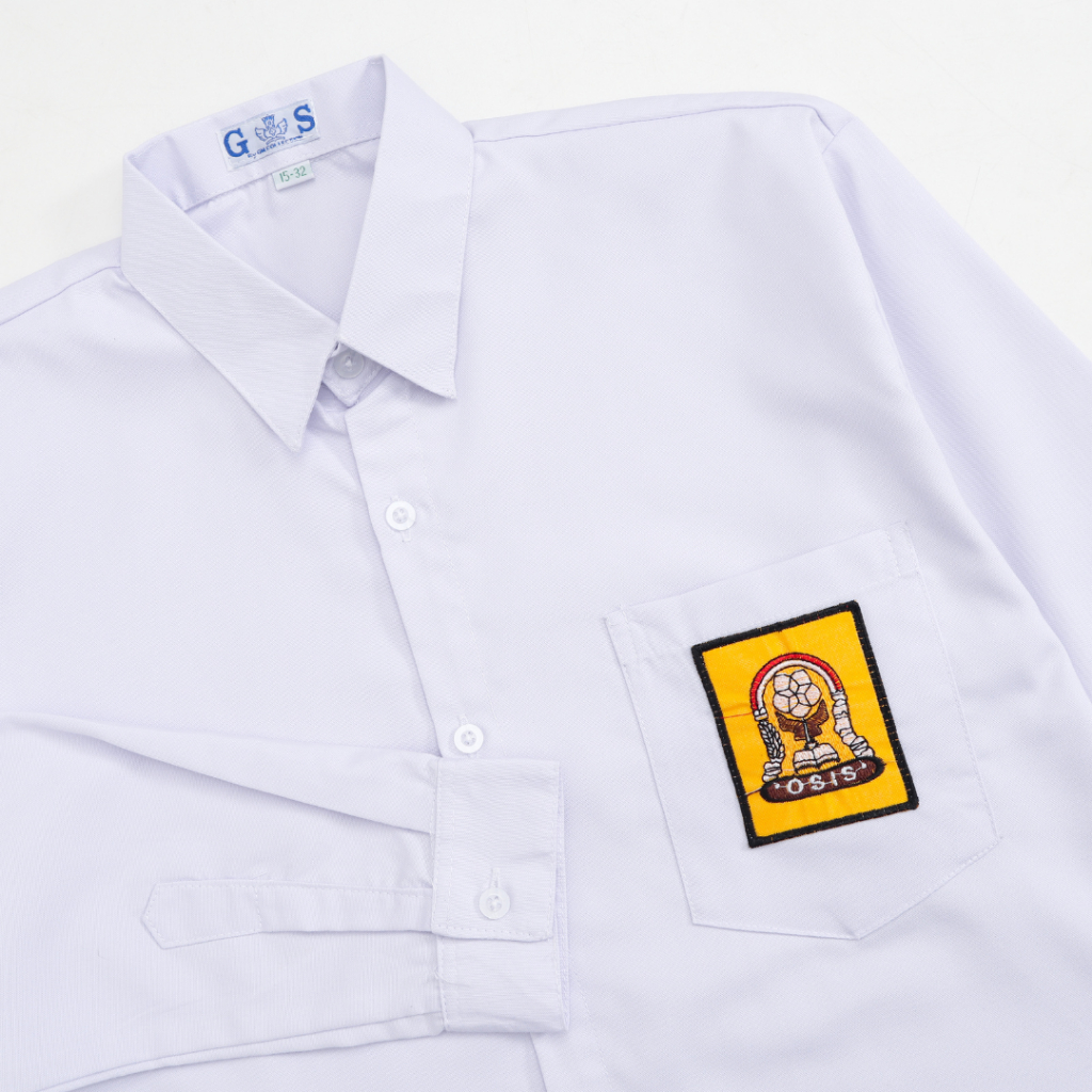 Baju Putih SMP Lengan Panjang