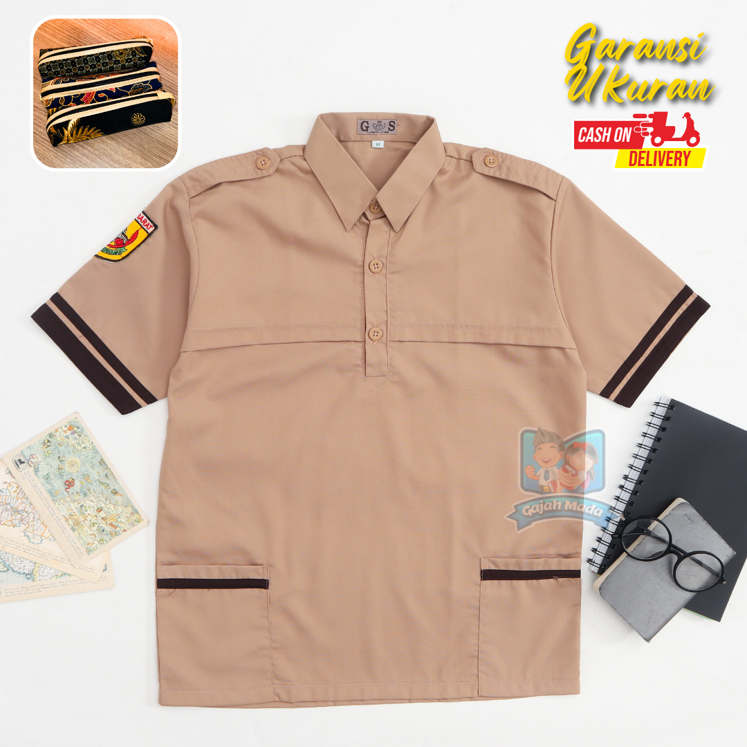 Baju Pramuka Siaga SD Lengan Pendek