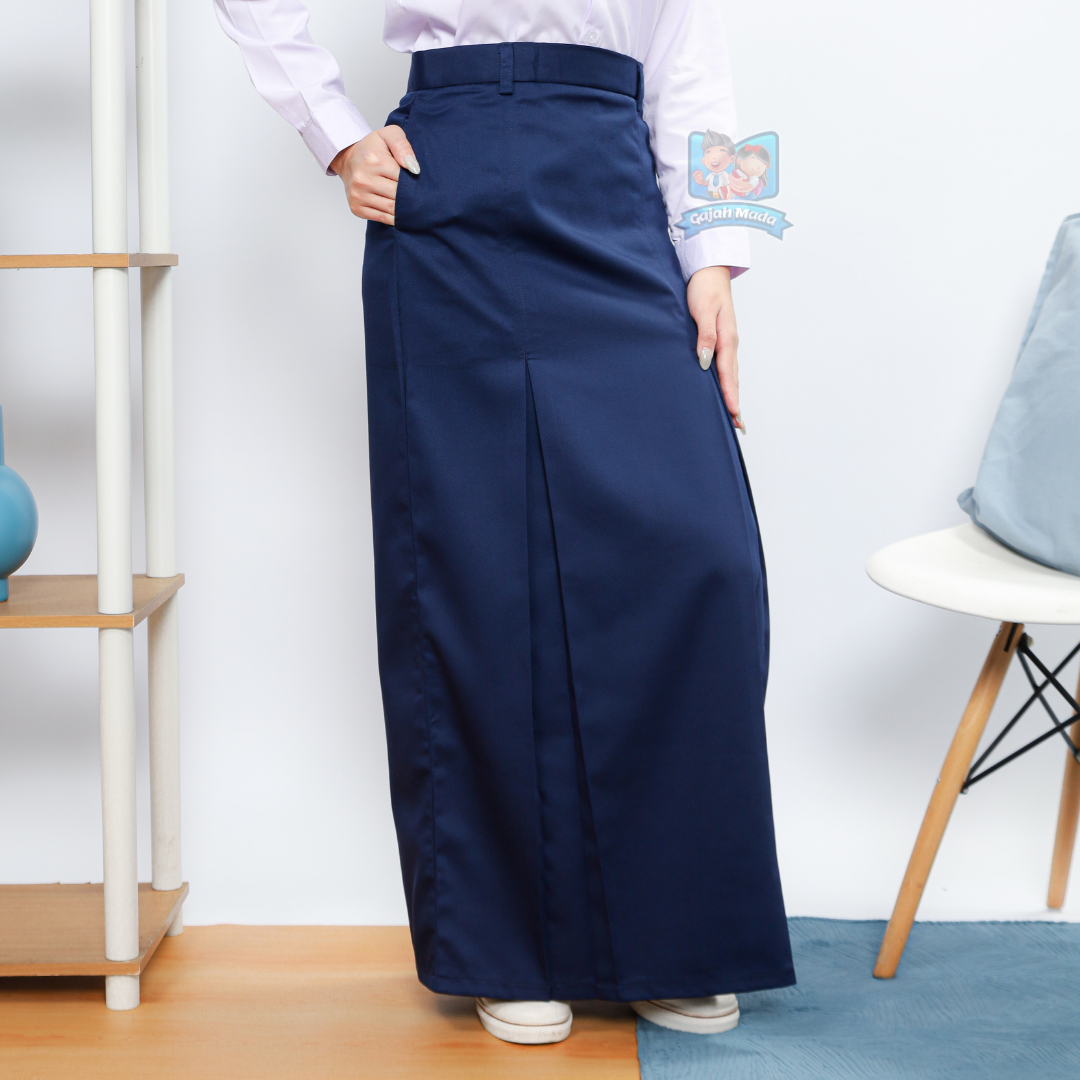 Rok Span SMP Biru Dongker