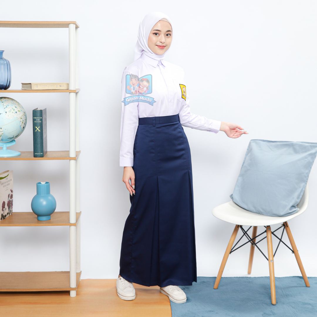 Rok Span SMP Biru Dongker