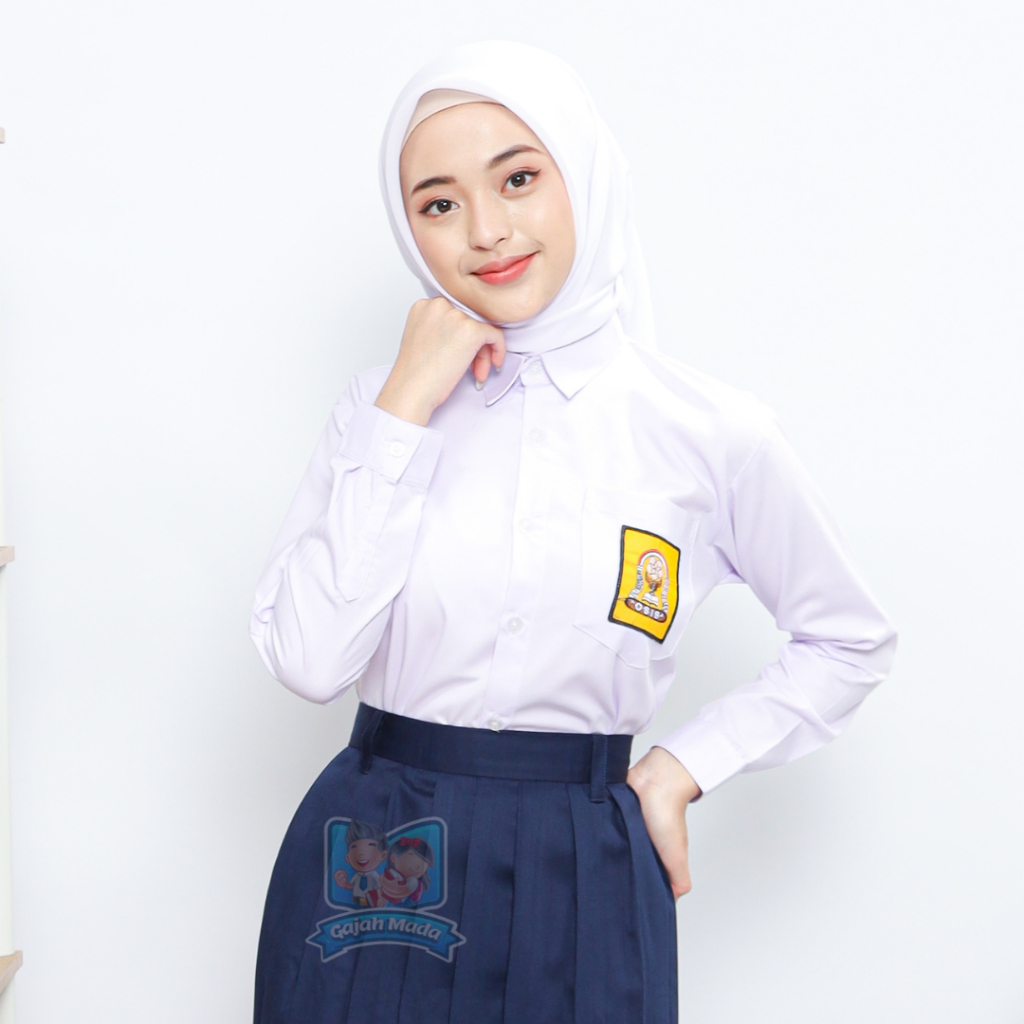 Baju Putih SMP Lengan Panjang