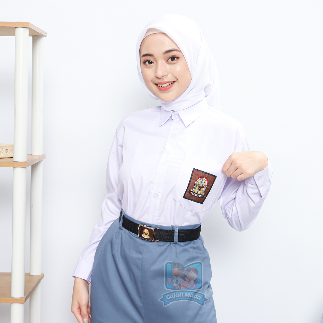 Baju Putih SMA Lengan Pendek Lengan Panjang