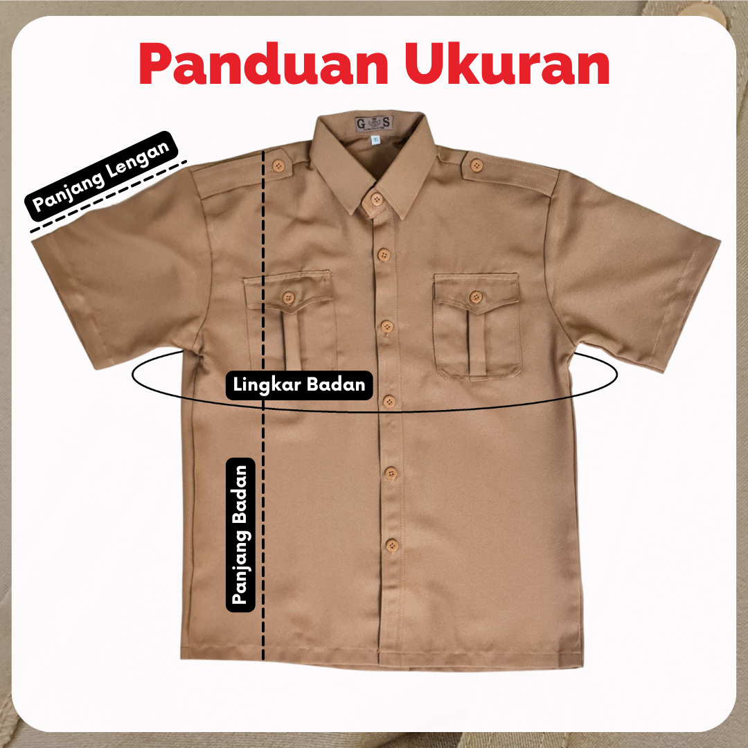 Baju Pramuka Penggalang Lengan Pendek