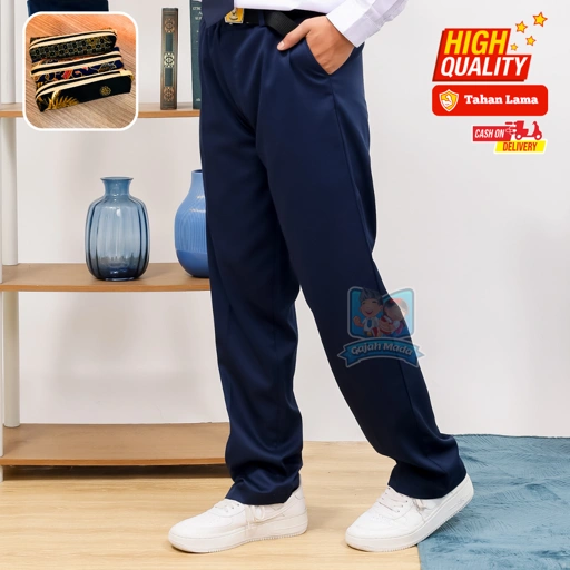 Celana Panjang SMP Biru Dongker