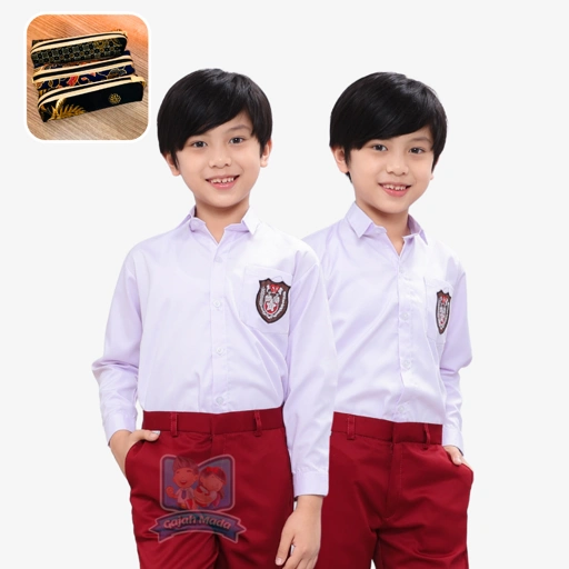 Baju Putih SD Lengan Panjang