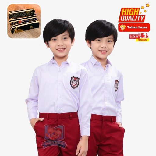 Baju Putih SD Lengan Panjang