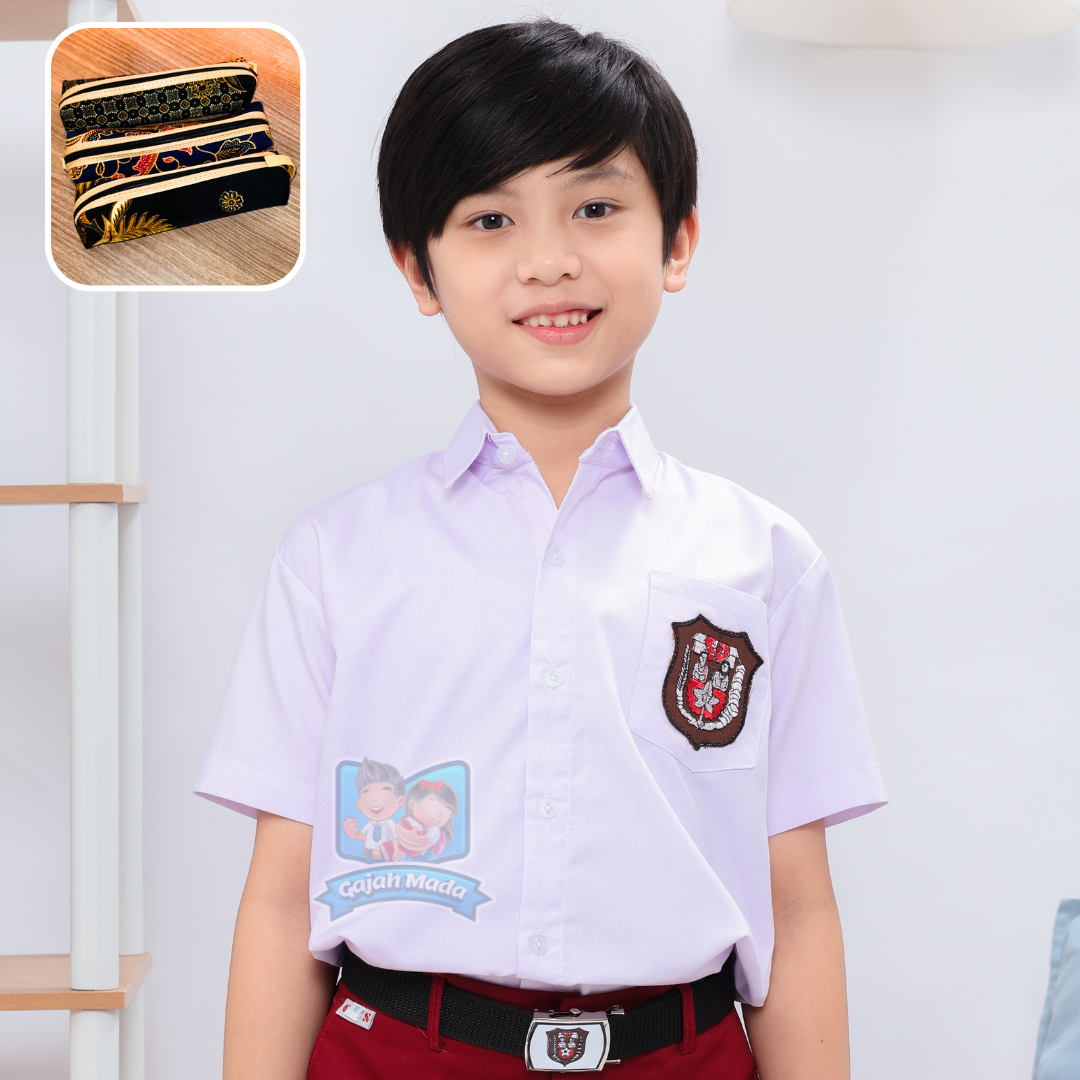 Baju Putih SD Lengan Pendek