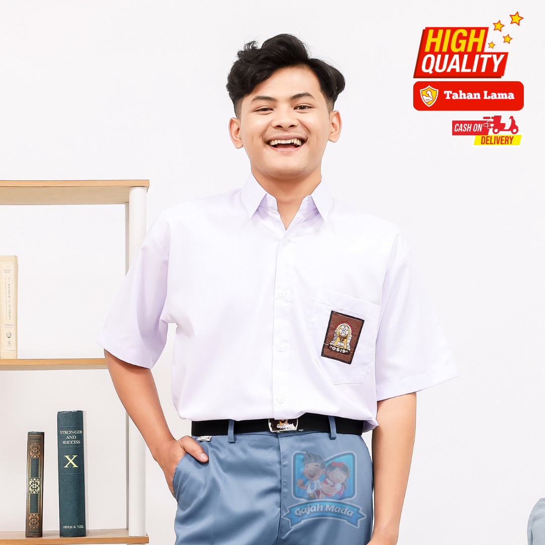 Baju Putih SMA Lengan Pendek Lengan Panjang