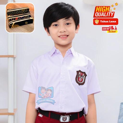 Baju Putih SD Lengan Pendek