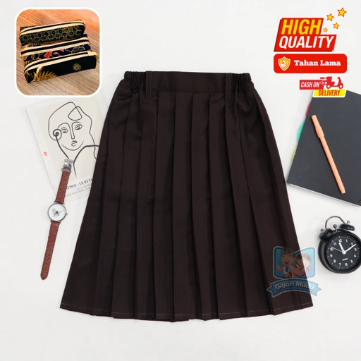 Rok Pendek Rempel SD Coklat Pramuka