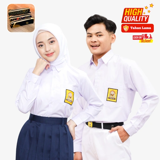 Baju Putih SMP Lengan Panjang