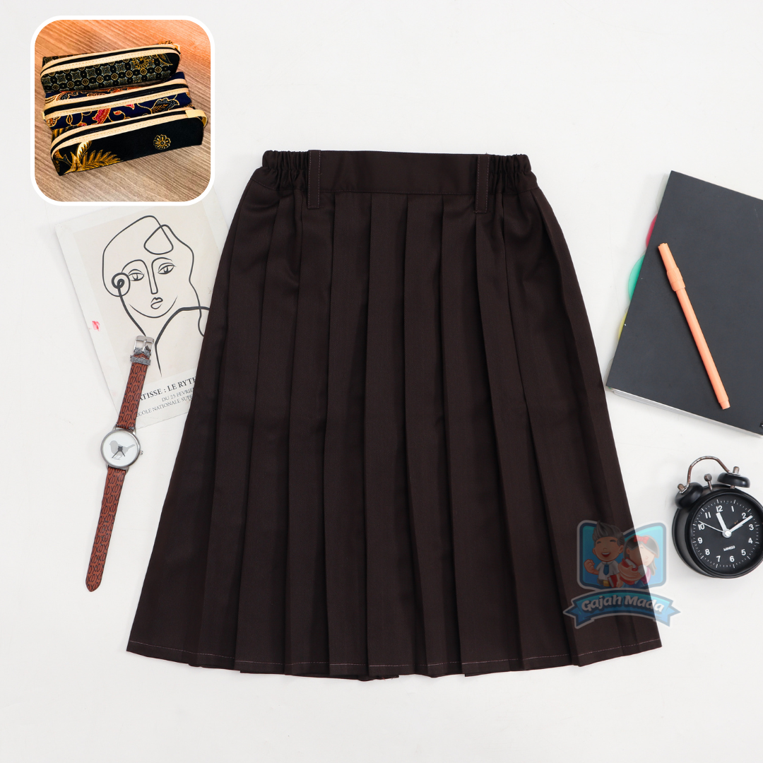 Rok Pendek Rempel SD Coklat Pramuka