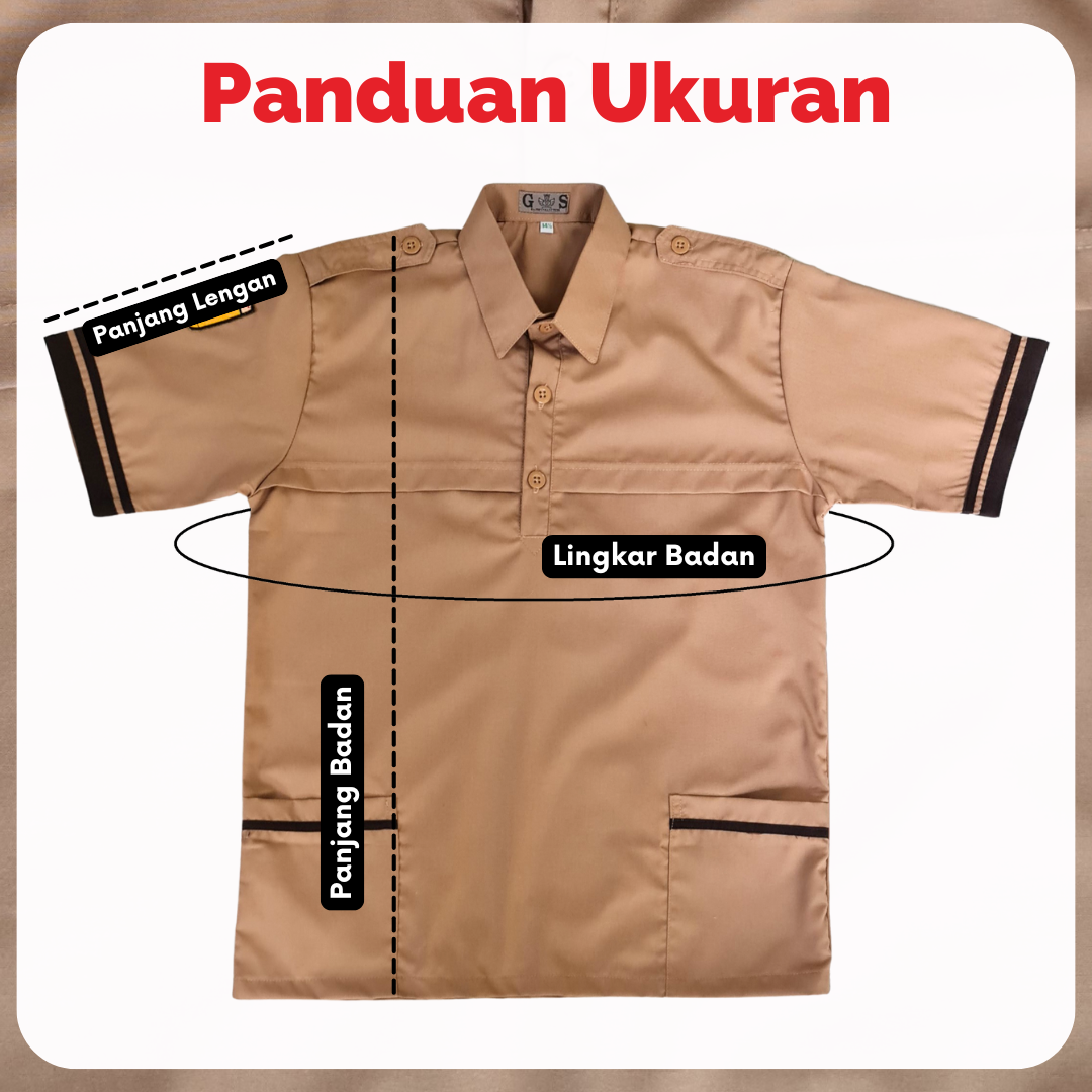 Baju Pramuka Siaga SD Lengan Pendek