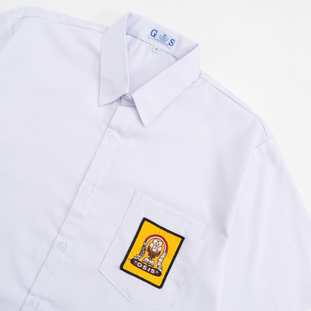 Baju Putih SMP Lengan Pendek