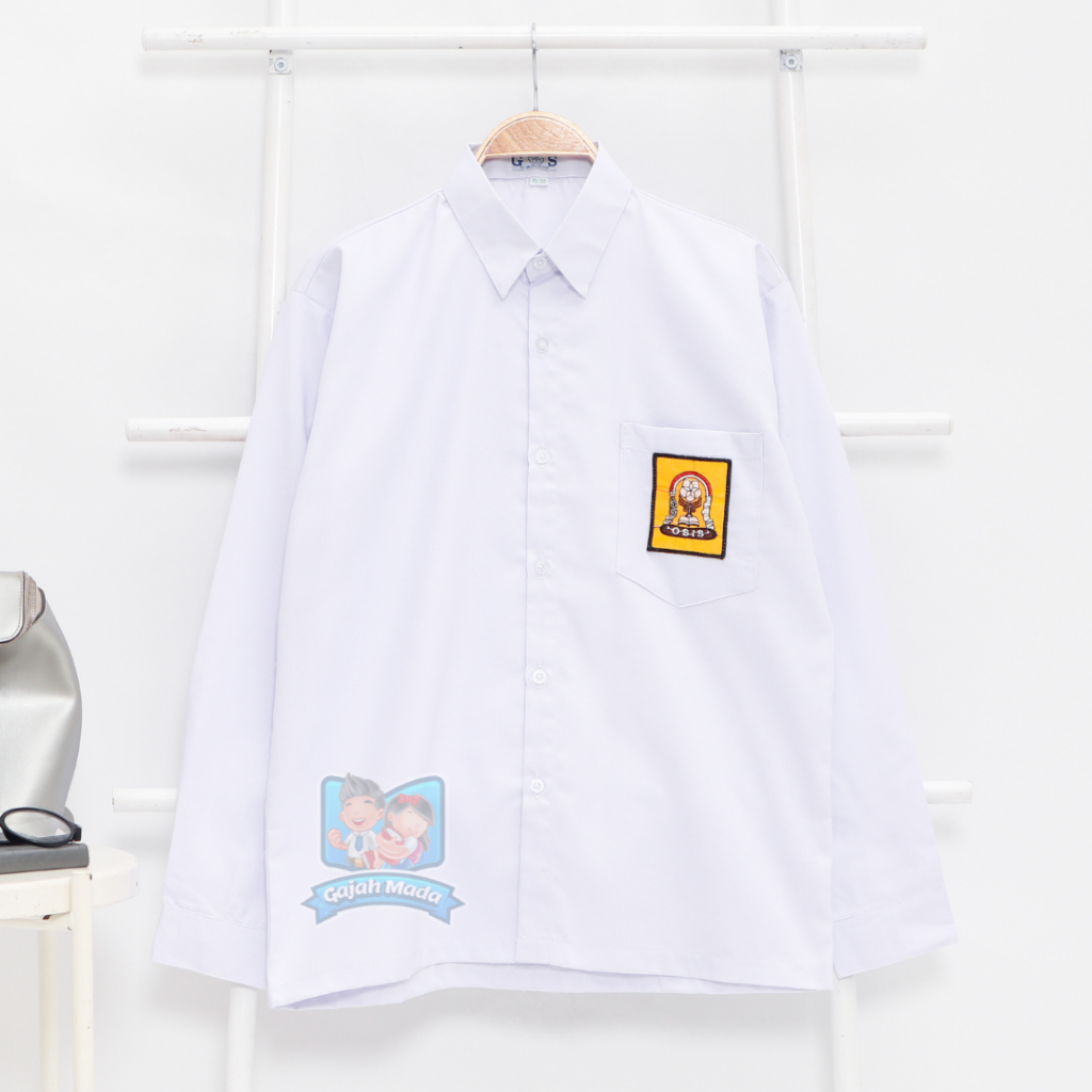 Baju Putih SMP Lengan Panjang