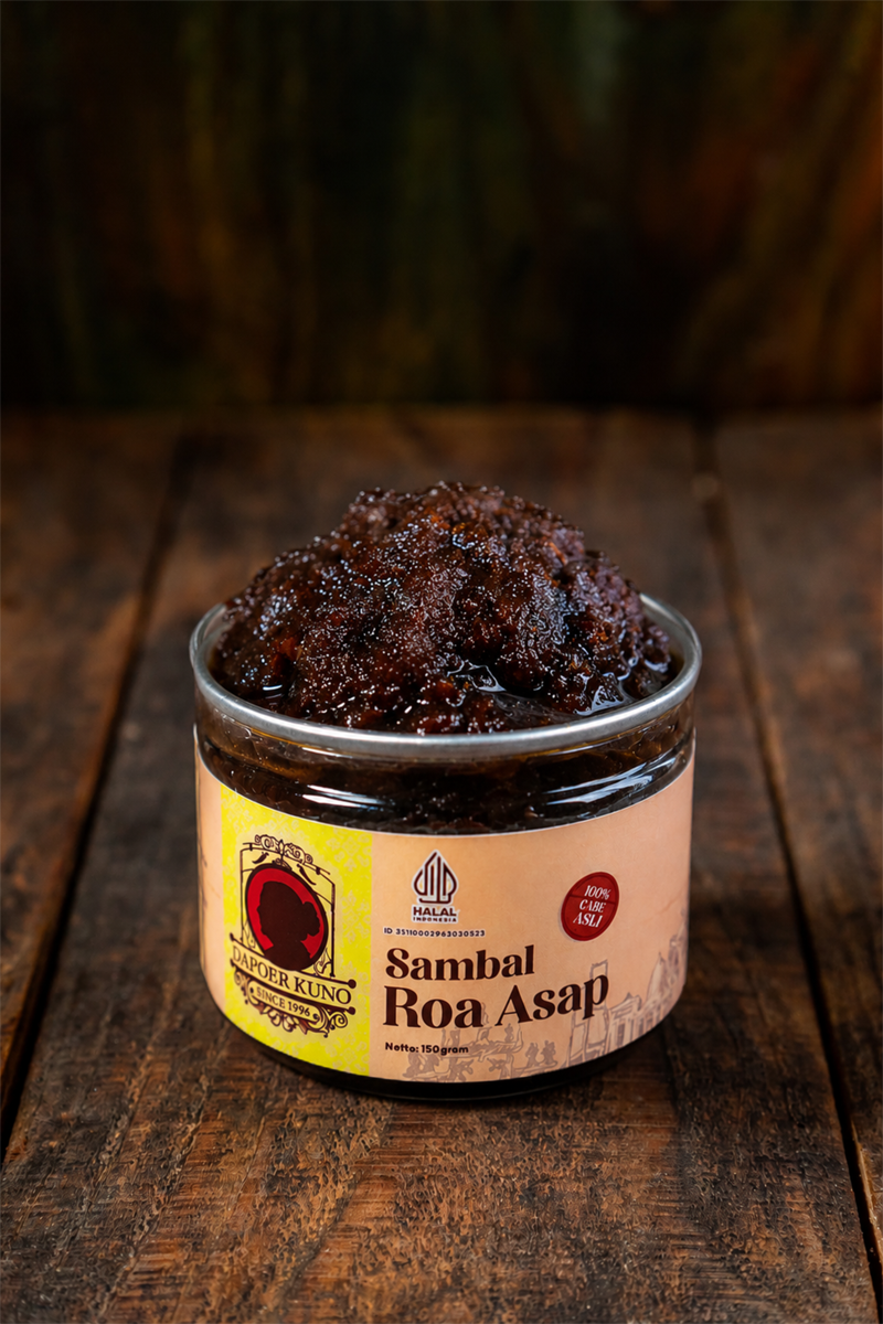 Dapoer Kuno - Sambal Roa Asap 150gr