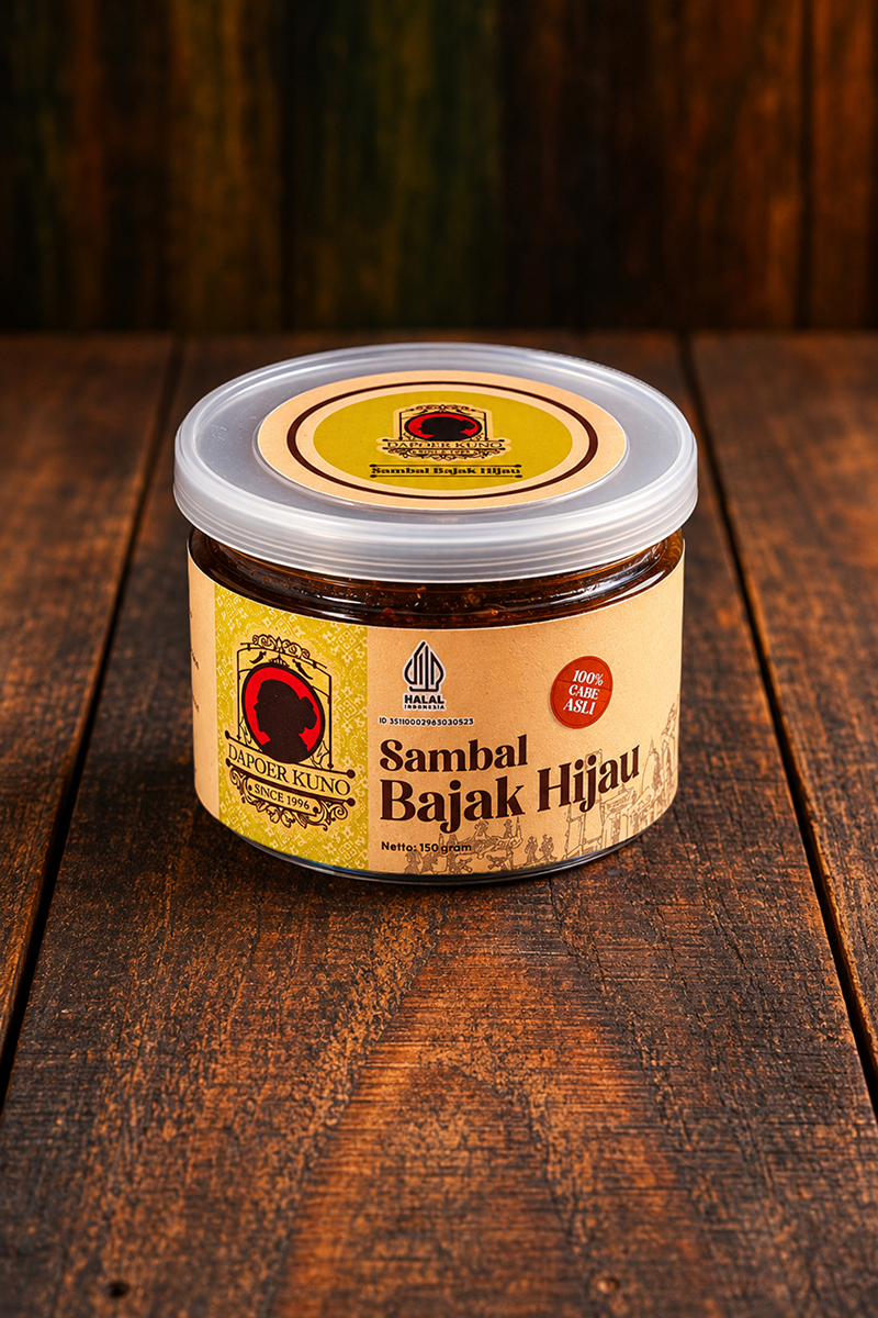 Dapoer Kuno - Sambal Bajak Hijau 150gr