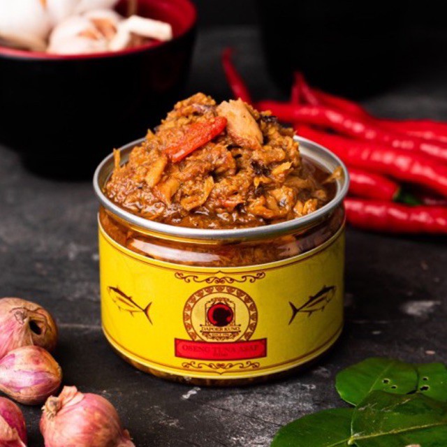Dapoer Kuno - Oseng Tuna Asap Pedas 250gr