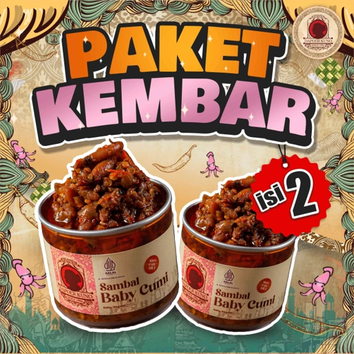 Image of Paket Sambal DAPOER KUNO Kembar isi 2 [150 Gram x 2 Pcs]