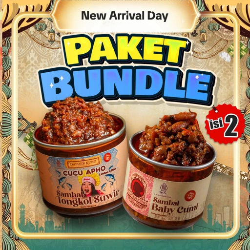 Image of New Arrival Day] Paket Bundle Sambal DAPOER KUNO isi 2 [150 Gram x 2 Pcs]