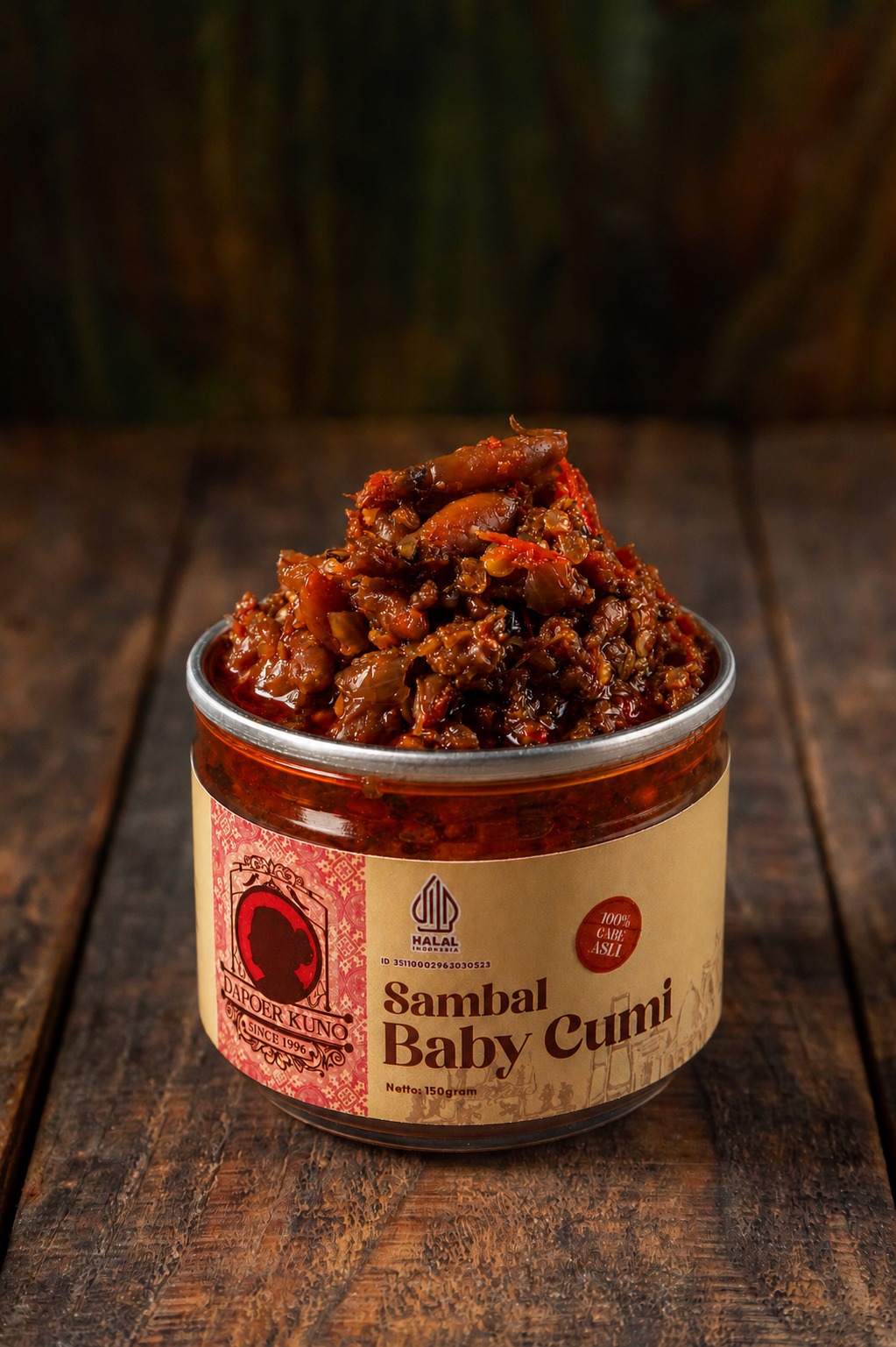 Dapoer Kuno - Sambal Baby Cumi 150gr