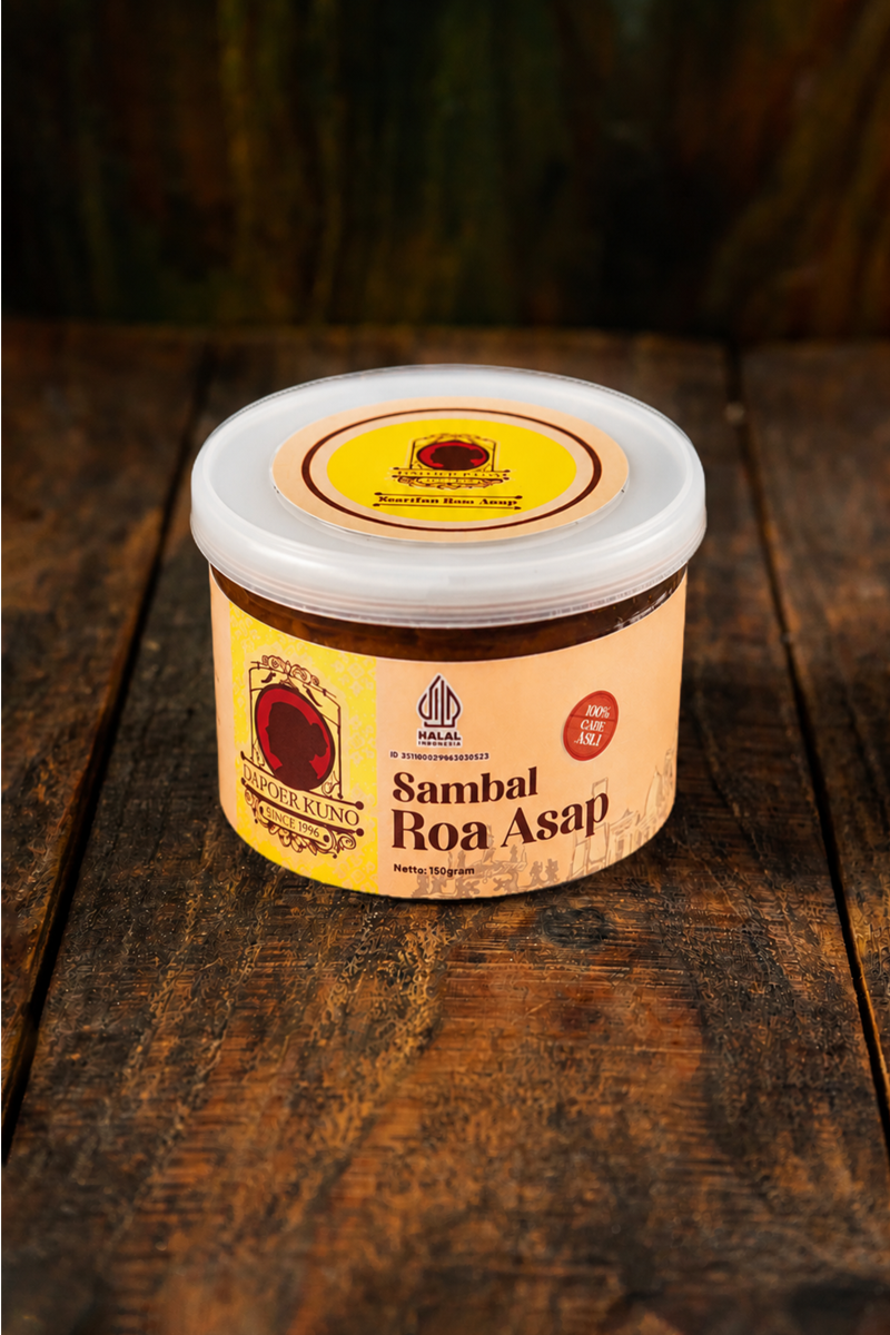 Dapoer Kuno - Sambal Roa Asap 150gr