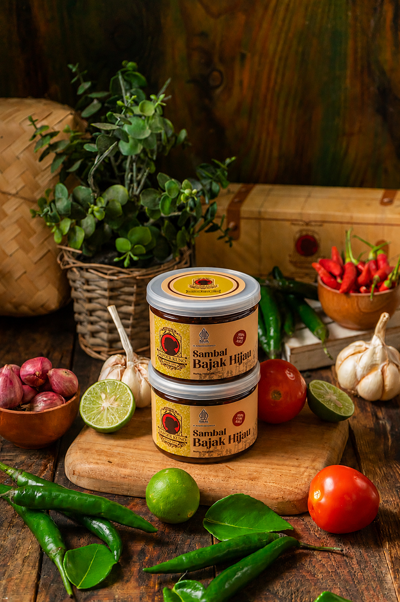 Dapoer Kuno - Sambal Bajak Hijau 150gr