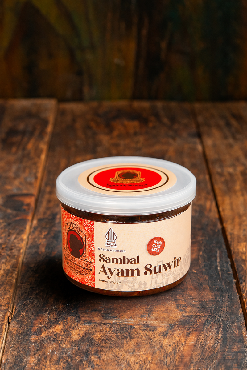 Dapoer Kuno -  Sambal Ayam Suwir 150gr