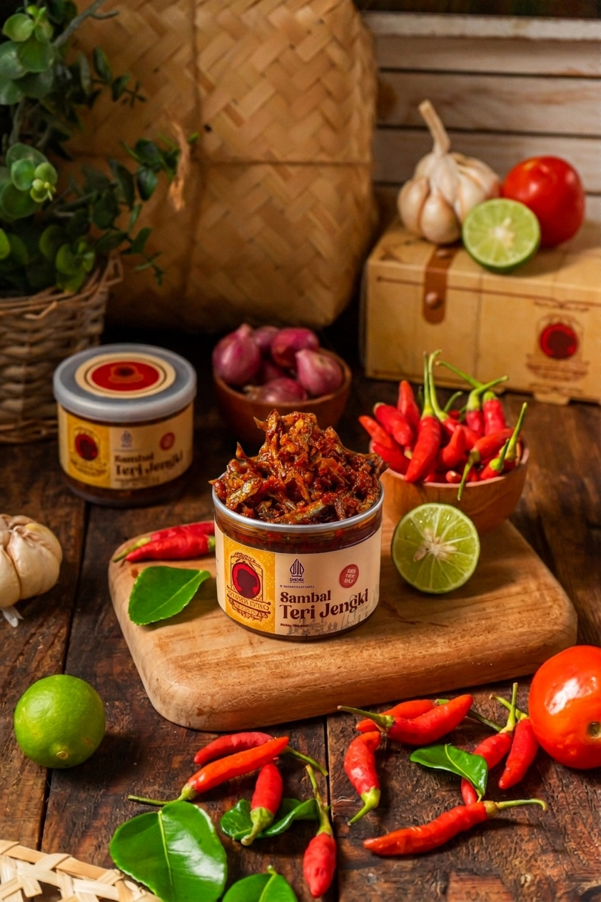 Dapoer Kuno - Sambal Teri Jengki 150gr