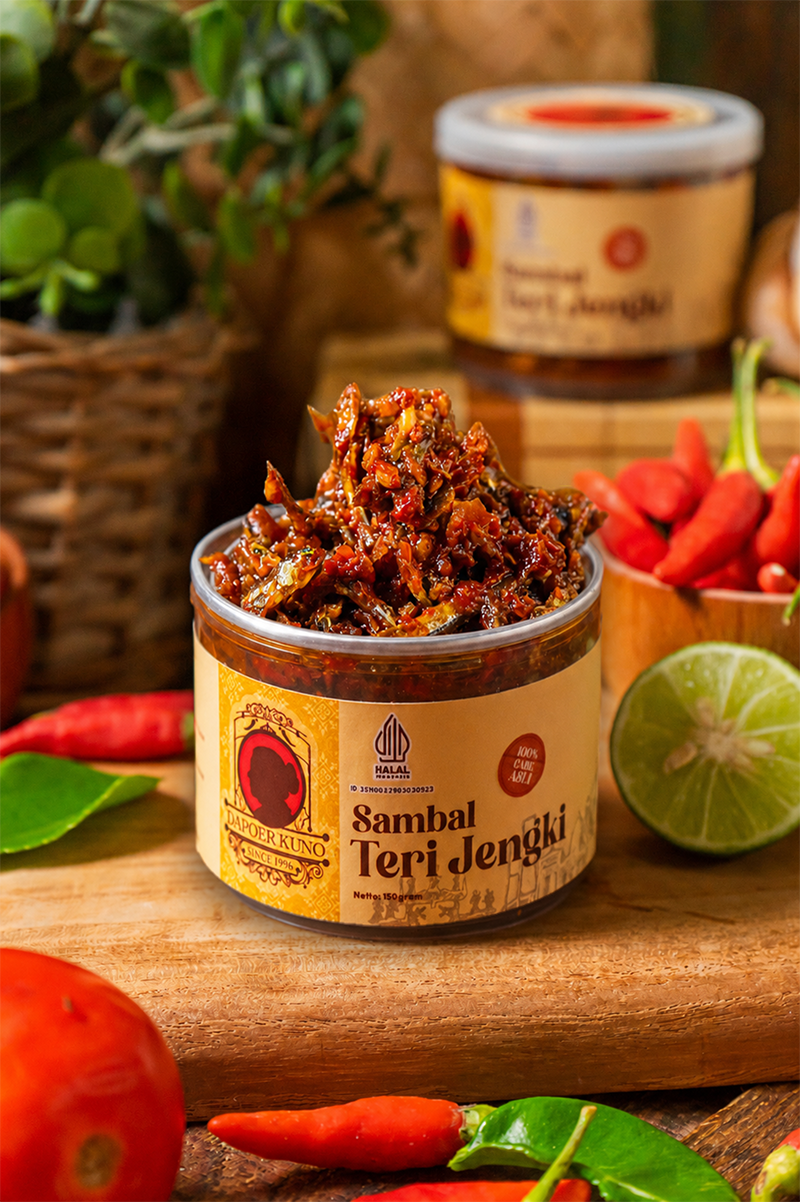 Dapoer Kuno - Sambal Teri Jengki 150gr
