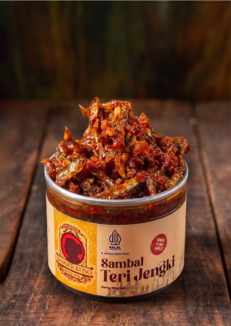 Dapoer Kuno - Sambal Teri Jengki 150gr