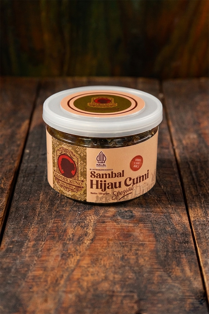 Dapoer Kuno - Sambal Hijau Cumi Spesial 150gr