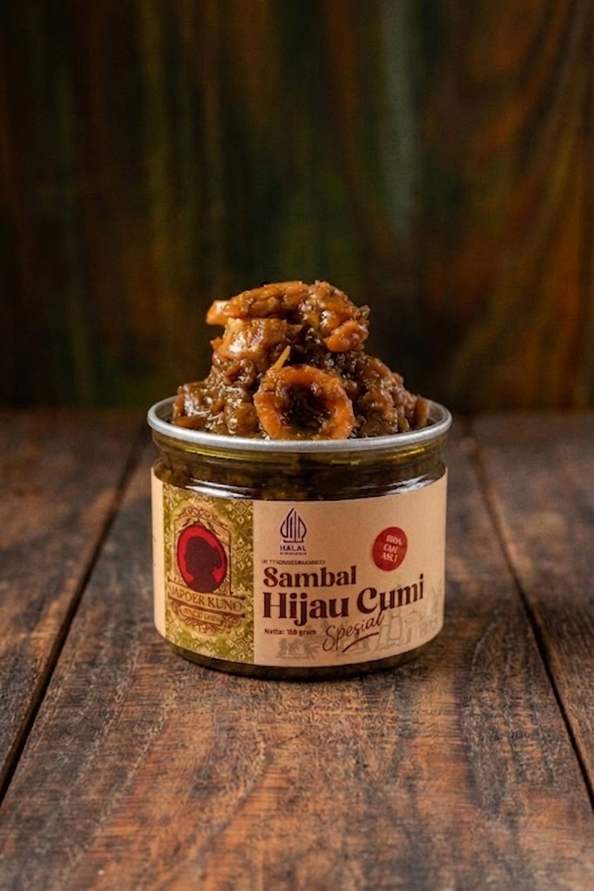 Dapoer Kuno - Sambal Hijau Cumi Spesial 150gr