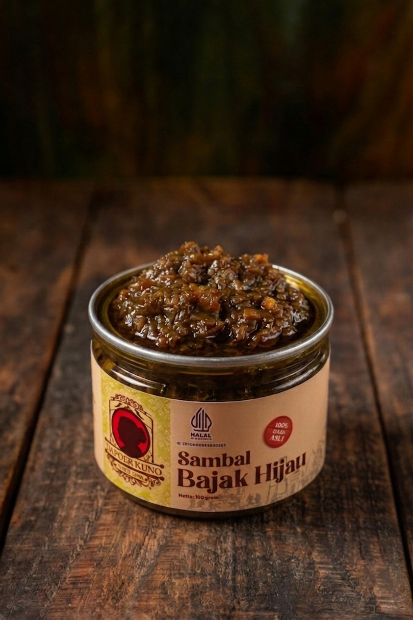 Dapoer Kuno - Sambal Bajak Hijau 150gr