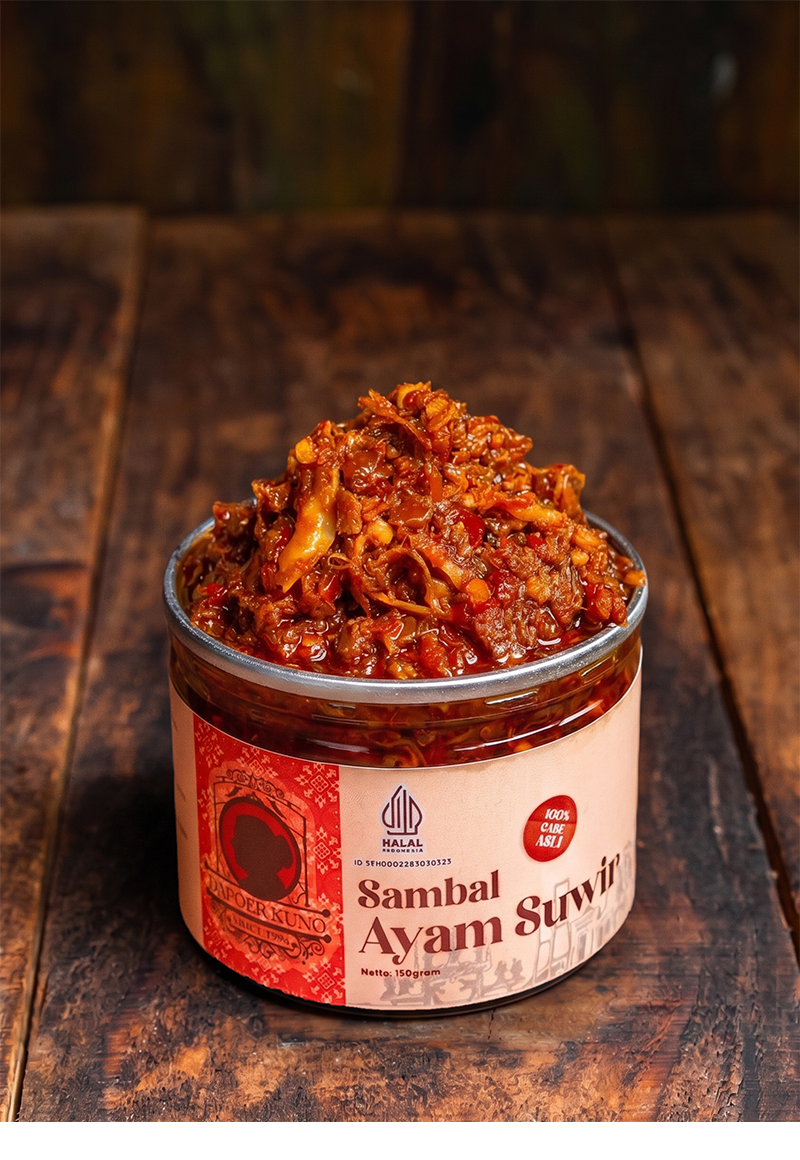 Dapoer Kuno -  Sambal Ayam Suwir 150gr
