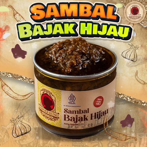 Image of Dapoer Kuno - Sambal Bajak Hijau 150gr