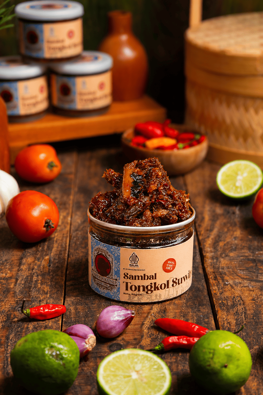 Dapoer kuno Sambal Tongkol Suwir  [150 Gram]