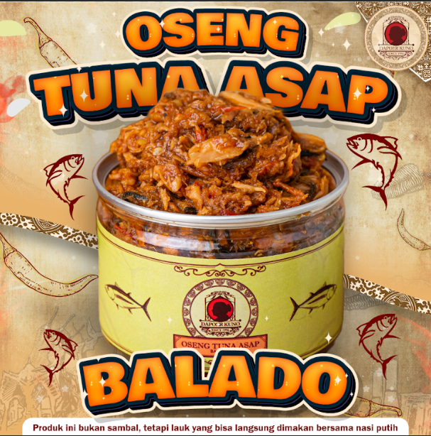 Dapoer Kuno - Oseng Tuna Asap Balado 250gr