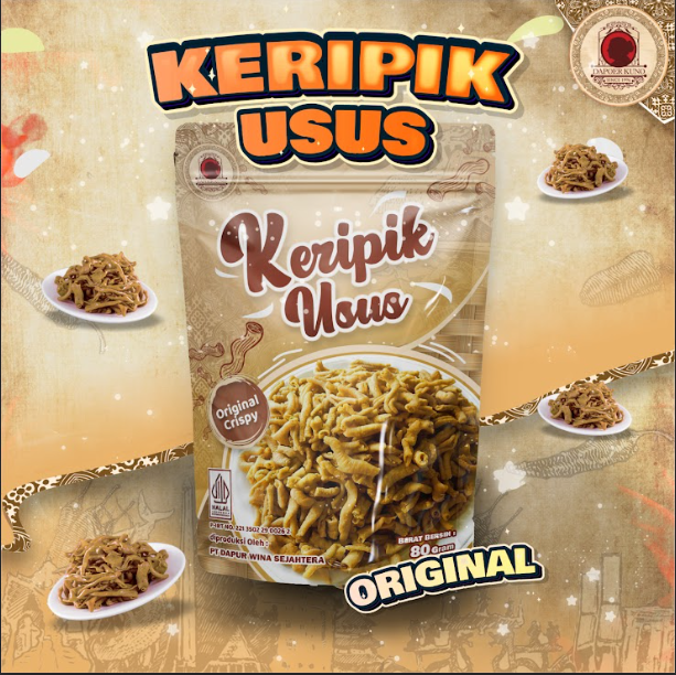 Dapoer Kuno - Keripik Usus Original 80gr