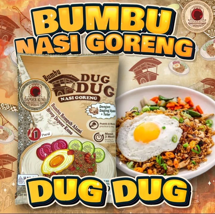Dapoer Kuno - Bumbu Nasi Goreng Dug Dug - Termasuk Daging dan Telur