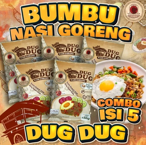 Image of [5 Pcs] Dapoer Kuno - Bumbu Nasi Goreng Dug Dug - Termasuk Daging dan Telur
