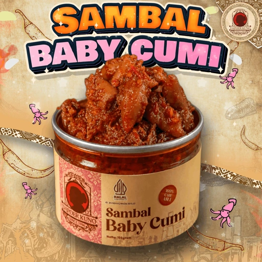 Image of Dapoer Kuno - Sambal Baby Cumi 150gr
