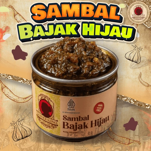 Image of Dapoer Kuno - Sambal Bajak Hijau 150gr